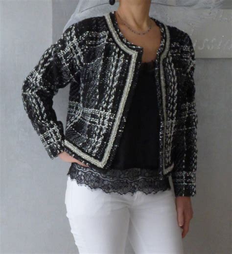 patron gratuit veste femme style chanel|La veste Monet, style petite veste Chanel .